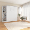 Bestar Claremont 5-Shelf Queen Murphy Bed - White|Grand lit escamotable Claremont de Bestar à 5 tablettes - blanc