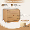 Sophia Modern Nightstand with Storage and Drawer,Natural | Sophia Table de Nuit Moderne avec Rangement et Tiroir, Naturel