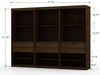 Mulberry Contemporary Modern 13-Piece Wardrobe Closet in Chestnut Brown | Armoire-penderie contemporaine moderne Mulberry 13 pieces en brun chataigne