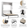 Bestar Key West 63 W Full Murphy Bed - Pure White Oak|Lit double escamotable Key West de Bestar de 63 po (L) - blanc chêne solide
