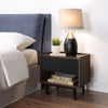 Duane Mid-Century Modern 2-Piece Coffee Table & End Table Set in Black | Ensemble de 2 tables Duane style milieu du siecle moderne : table basse et table d’appoint, noir