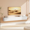 HOMCOM 71" Floating TV Stand for TVs up to 72 Inch, White