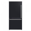 Forno Milano 60-Inch Side-by-Side Refrigerator in Black, 34.4 cu.ft - FFFFD1787-60BLK | Refrigerateur cote a cote Milano de 60 po, noir, 34,4 pi³ – FFFFD1787-60BLK