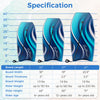 Costway 33" Lightweight Body Board With Eps Core Xpe Deck Hdpe Bottom Crescent Tail Blue