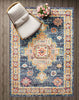 Lotus Navy Rug 8'0" x 10'0" | Tapis Traditionnel Lotus 8'0" x 10'0" en Bleu marin