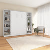 Bestar Claremont 10-Shelf Full Murphy Bed - White|Lit double escamotable Claremont de Bestar à 10 tablettes - blanc