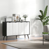 HOMCOM 47" Sideboard, Buffet Cabinet with Adjustable Shelves, Black