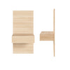 Nordika Milano Floating Nightstand Extension Panel Set Of 2 - Natural Blonde Oak|Ensemble 2 panneaux d’extension pour table de nuit flottante Milano Nordika - chêne blond naturel
