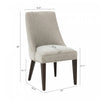 Beever Modern 6-Piece Dining Chair Set in Taupe | Ensemble de 6 chaises de salle a manger Beever Modern en taupe
