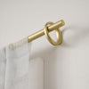 Umbra Ringlet Gold Expandable 1" Curtain Rod - 42"-120" | Tringle à rideaux extensible Ringlet de Umbra dorée de 1 po - 42 po à 120 po