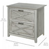 Homcom 2-drawer Lateral File Cabinet With Hanging Rail|Homcom Classeur Lateral A 2 Tiroirs Avec Rail De Suspension