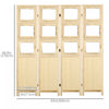 Homcom Wood Privacy Screens, Room Divider And Privacy Screens|Homcom Ecrans D'intimite En Bois, Separateurs De Piece