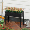 Costway Raised Garden Bed Elevated Metal Planter Box With Legs Drainage Holes Gardening Box
