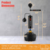 Goplus Boxing Speed Trainer Freestanding Fillable 360° Spinning Bar Adjustable Height