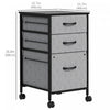 Vinsetto Mobile File Cabinet With Drawers, Hanging Bars For Letter|Vinsetto Classeur Mobile Avec Tiroirs Avec Barres De Suspension