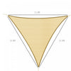 Outsunny Triangle 12' Canopy Sun Sail Shade Garden Cover Uv Protector Outdoor Patio Lawn Shelter Wit|Outsunny Triangle 12' Canopee Voile D'ombrage Protection Uv Abri Exterieur Pour Pelouse Avec Sac De