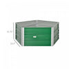 Outsunny Pentagon Galvanized Raised Garden Bed, Elevated Large Metal Planter Box W/ Install Gloves F|Outsunny Jardiniere En Acier Lit De Culture Lit Sureleve Pot De Fleurs Bac A Plante Pour Patio Terra
