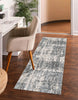 Claudia Traditional 2'2" x 7'7" Runner Rug in Grey Indoor Area Rug | Tapis Traditionnel Claudia 2'2" x 7'7" en Gris