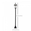 Outsunny 2 Piece LED Garden Lights Lamp Post Solar Powered Auto Switch Outdoor Lantern Patio Pathway|Outsunny 2 Pcs LED Lampes De Jardin Lampadaire Solaire Lanterne Patio Chemin Passerelle Exterieur Re