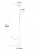Dainolite Mother And Son LED Floor Lamp Satin Nickel Finish|Lampe à pied Mother and Son de Dainolite avec fini nickel satiné et ampoule à DEL