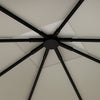10' x 10' Gazebo Replacement Cover, Gazebo Roof Replacement, Grey