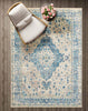 Daria Blue Rug 5'0" x 8'0" | Tapis Traditionnel Daria 5'0" x 8'0" en Bleu