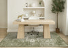 Florence Green White Elegant Classic Rug, 7'9" x 10'6" Indoor Area Rug | Tapis Florence vert et blanc elegant et classique, 7'9" x 10'6"