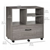 Vinsetto Filing Cabinet With Hanging Rail|Vinsetto Classeur Avec Barre De Suspension