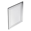 Clamp 30 Inch All-Glass Rectangular Double Beveled Mirror In Chrome | Clamp Miroir Rectangulaire Tout Verre à Double Biseau de 30 Pouces en Chrome