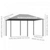 Outsunny 10' X 13' Outdoor Patio Gazebo Garden Pavilion Backyard Canopy Party Tent Shelter Summer Su|Outsunny Tonnelle De Terrasse Exterieure 10' X 13', Abri Avec 6 Parois Laterales Amovibles Et Cadre