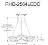 Dainolite Philo Chandelier 64w Aged Brass White Silicone Diffuser Lamp|Lustre Philo e Dainolite en silicone blanc qui diffuse la lumière, avec fini laiton vieilli et ampoule de 64 W