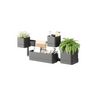 Umbra Cubiko Wall Planter - Black|Jardinière murale Cubiko de Umbra - noire