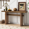 Emma 59.25" Farmhouse Style Sofa Table for Entryway - Antique Brown | Console de style maison de campagne Emma 150 cm pour entrée - brun antique