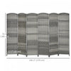 HOMCOM 6 Ft Folding Room Divider, Privacy Screen for Home Office Bedroom