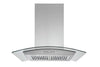 Hauslane 30" Glass Canopy Island Range Hood - IS-200SS-30|Hotte de cuisinière pour îlot Hauslane de 30 po de style auvent en verre - IS-200SS-30