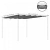 Outsunny Retractable Replacement Pergola Canopy For 10' X 13' Pergola, Pergola Cover Replacement, Da|Outsunny Auvent De Rechange Retractable Pour Pergola De 13,1 X 9,8 Pi, Housse De Rechange Pour Pergo
