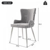 Sophia Modern 7pc Dining Set with table and Chairs,Grey Dining Room Set  | Ensemble de salle a manger moderne Sophia 7 pieces avec table et chaises, gris