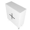 Manhattan Comfort Beekman Low 4-Shelf Accent Cabinet - White|Petite armoire décorative Beekman de Manhattan Comfort avec 4 tablettes - blanche