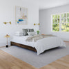 Nordika Full Platform Bed - Truffle | Lit plateforme double Nordika - truffe | D08H0LZT