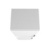 Manhattan Comfort Beekman 17.51" Narrow Bookcase Cabinet with 5 Shelves - White|Armoire bibliothèque étroite Beekman de Manhattan Comfort de 17,51 po avec 5 tablettes - blanche