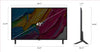 LG 43" QNED80 QNED 4K UHD Smart webOS TV (43QNED80AUA.ACC) - 2025 Model | Téléviseur intelligent QNED LG QNED80 UHD 4K de 43 po avec webOS (43QNED80AUA.ACC) - modèle 2025