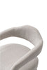 Aspen Mid-Century Modern Upholstered Tweed Armchair in Silver Lining | Fauteuil Aspen d’inspiration mi-siecle moderne en tweed rembourre, coloris Silver Lining