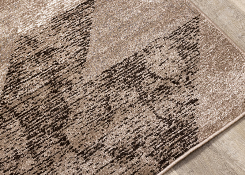 May Distressed Geometric Area Rug - 5'3\" x 7'7\"