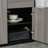 HOMCOM High Gloss Buffet Sideboard with Drawers Kitchen Storage Cabinet