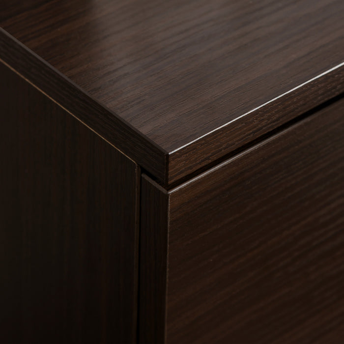 Vinsetto Filing Cabinet For Letter Or A4 Files W/ 2 Drawers Casters