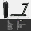 Superfit 2.25hp 2 In 1 Folding Treadmill W/ Speaker Remote Control App Green