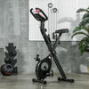 Soozier Foldable Exercise Bike With 8-level Magnetic Resistance, Black|Soozier Velo D'exercice Pliable Avec Resistance Magnetique A 8 Niveaux, Noir