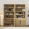 Rivington Modern 40" Bookcase Cabinet in Natural Oak - Set of 2 | Armoire bibliotheque moderne Rivington 102 cm en chene naturel - Lot de 2