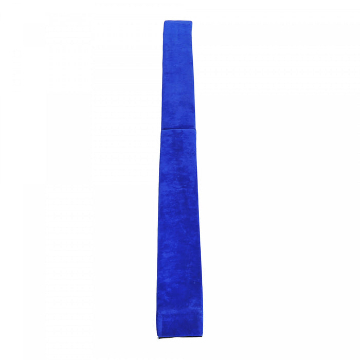 Soozier 7FT Folding Balance Beam, Gymnastics Beam with Suede Surface, Blue