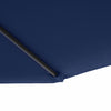 Outsunny 10' Deluxe Patio Umbrella, Outdoor Market Parasol, Navy Blue